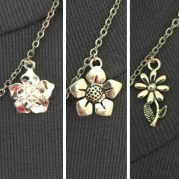 Ophelia's Flowers Handmade Silver Charm Necklace, Hamlet by William Shakespeare - Picture 6 of 16